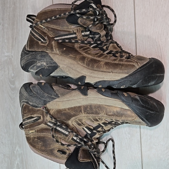 Keen Mens Dry High Top Leather Sneakers shoes sz 9 - Picture 11 of 13